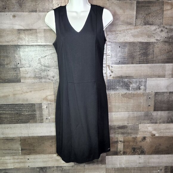 NEW Armani Exchance SEAMED V-NECK SHEATH Sz  XL - Picture 2 of 10